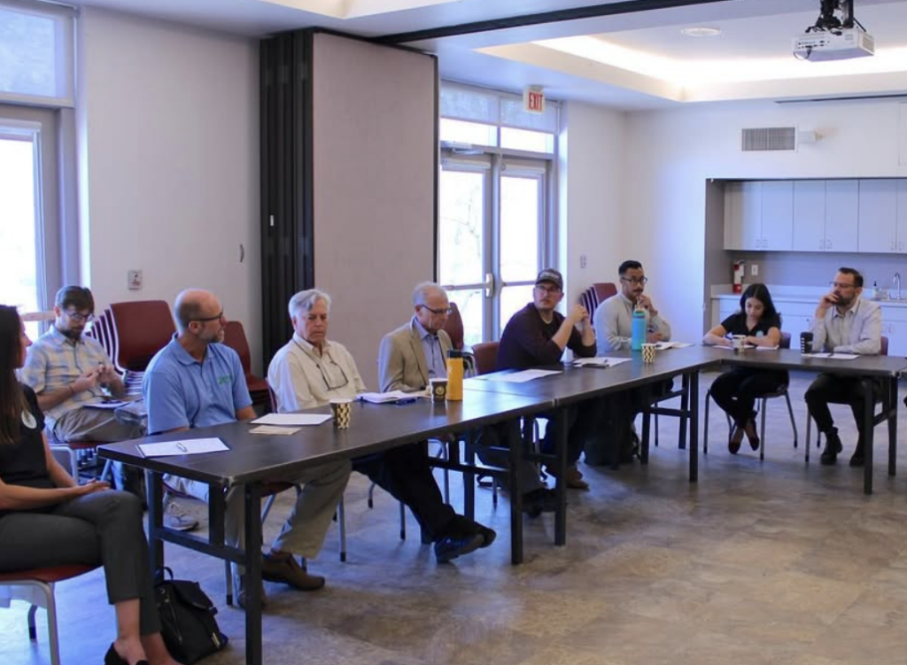 Environmental Roundtable A group of San Diego's environmental leaders gather for a meeting with representatives from City Council.
