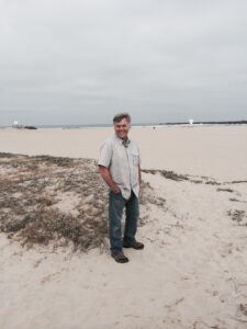 Rob Hutsel at the San Diego River mouth