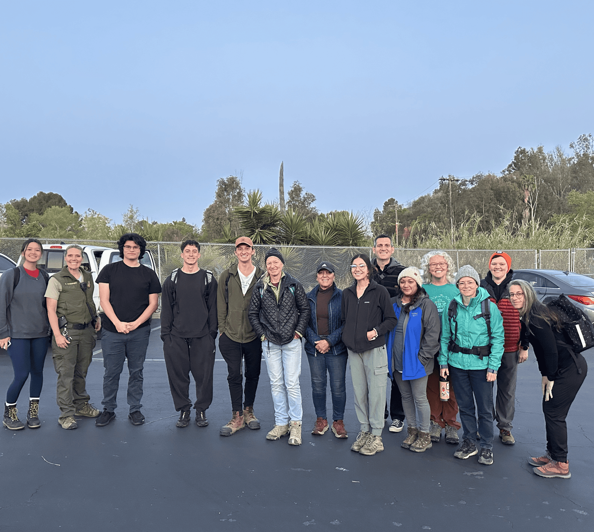 Group of Census volunteers group photo at the Spring census last year